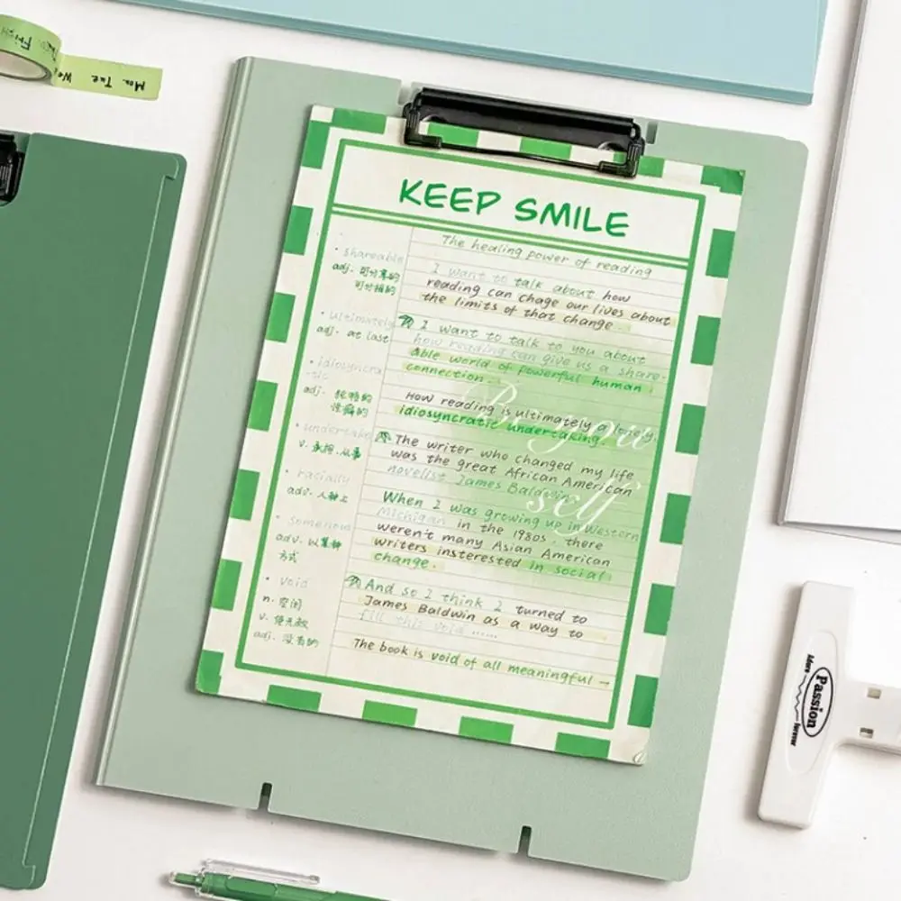 

Stationery Writing Pad Stand File Folder Clipboard Portable A4 Board Clip Folder Document Folding Paper Display Stand Holders