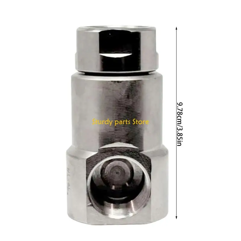 97qc من الفولاذ المقاوم للصدأ 1inch دوار مفصل الصلب خرطوم بكرة خرطوم دوار الموصلات للاستخدام الصناعي سهل التثبيت
