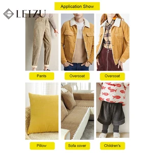 Tecido de veludo costela rosa, cor sólida para costurar camisas, roupas com capuz, jaquetas de veludo acolchoadas, calças, sofá, tecidos de veludo 9 principais vendas pano de veludo o metro - №3