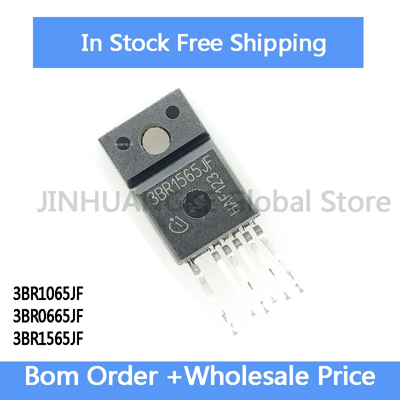 5pcs 3BR1065JF 3BR0665JF 3BR1565JF TO220F-6 MOS FET TO-220F-6 IC in Stock Wholesale