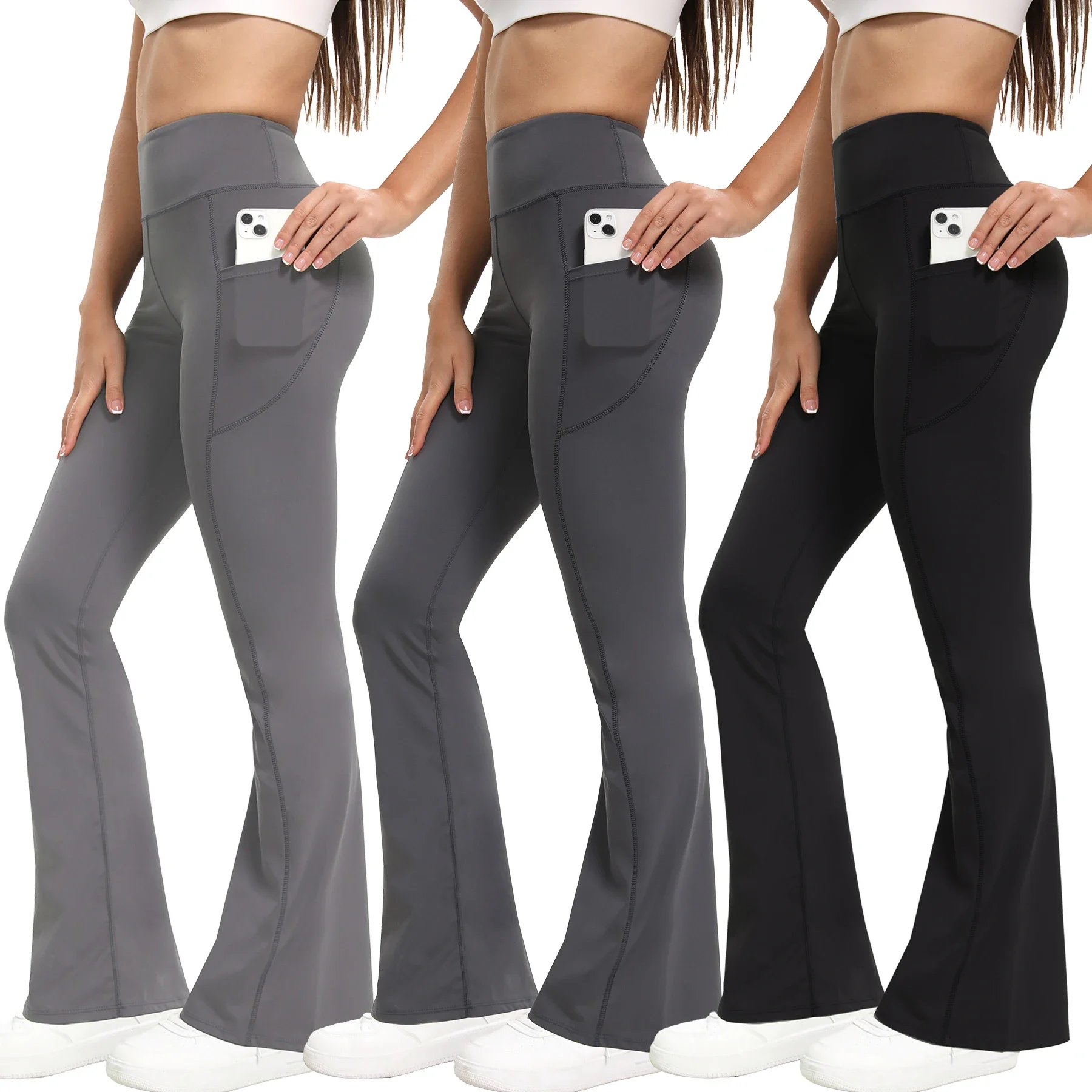 3pcs Set Solid Color Buttocks with Curved Lines Fashionable Sexy Elegant Grand Party Sports Gym Family Essential