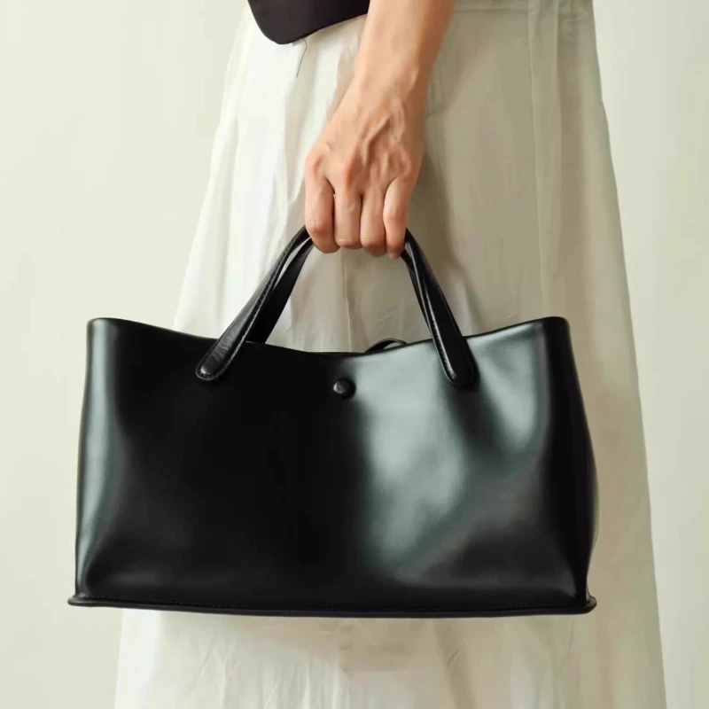 Luksusowe torebki markowe z prawdziwej skóry Wysokiej jakości 2025, nowa czarna torba kompozytowa o dużej pojemności Oryginalne marki Tote Bag Women — zdjęcie 6
