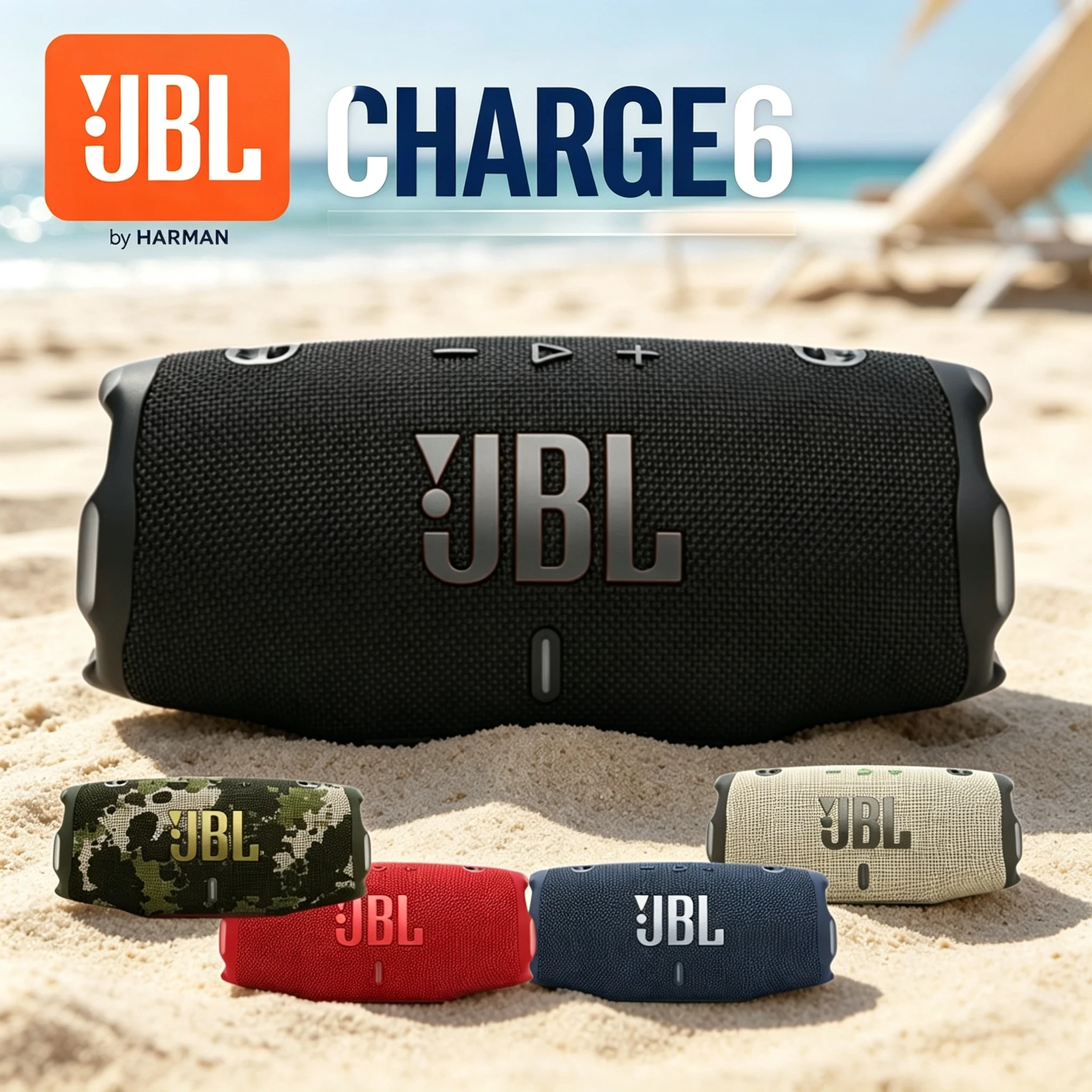 Anker Speaker Soundcore Boom 2 - JBL CHARGE6 Draagbare Draadloze Bluetooth Speaker