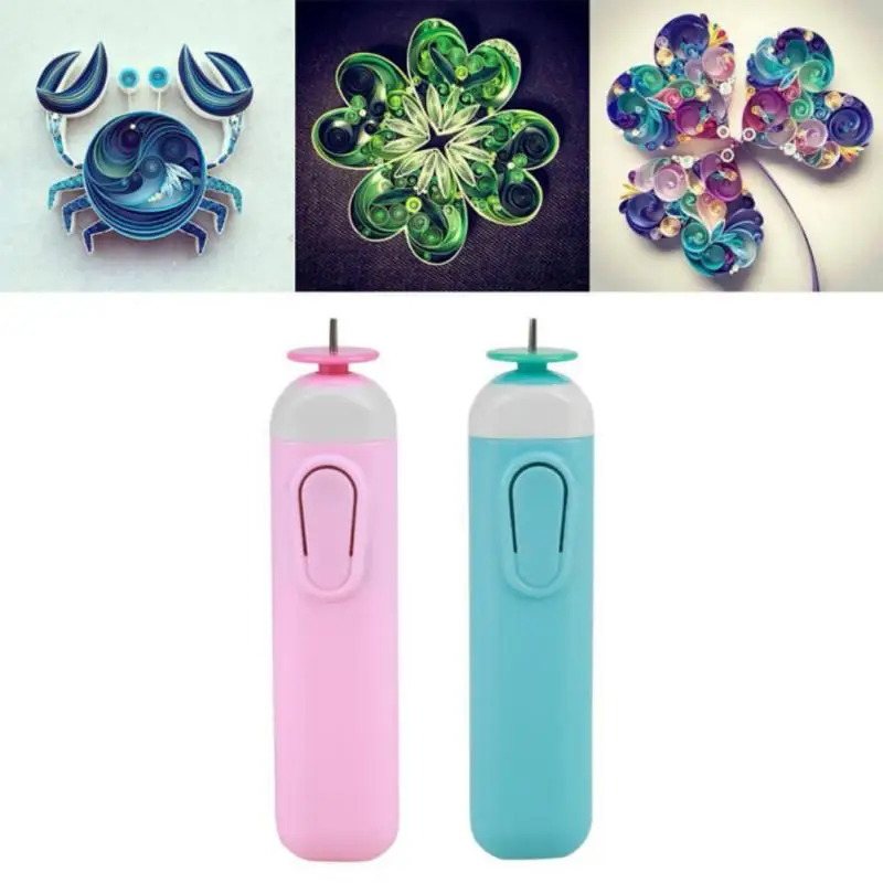 Electric Roll Paper Pen Curling Pen Paper Crafts Slotted Quilling Tools Origami DIY Scrapbooking & Stamping Arts Crafts Sewing