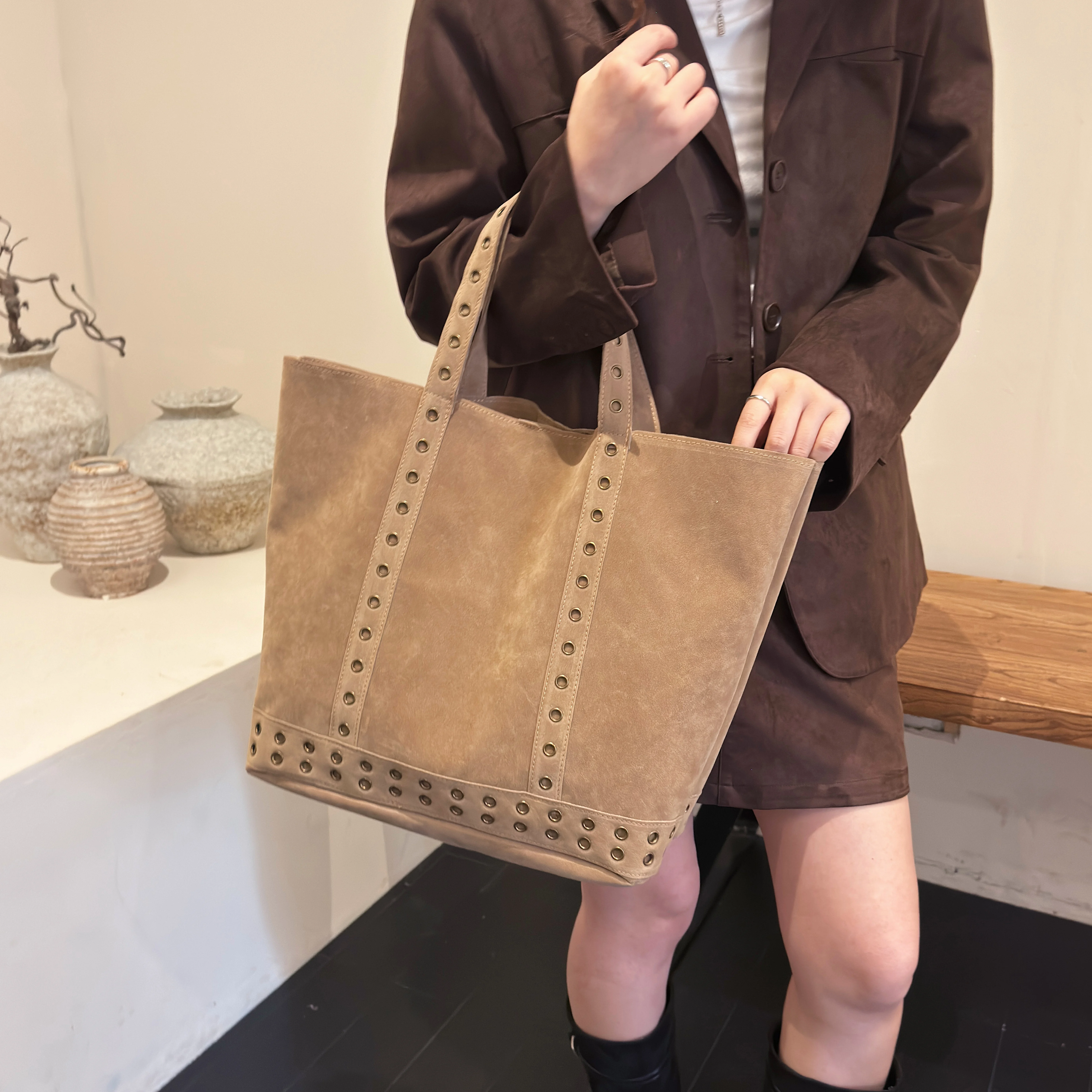 

2025 Autumn Winter Vintage Shoulder Bag, Spacious Underarm Purse for Women, Commuter Crossbody Tote, Minimalist Day to Night Bag