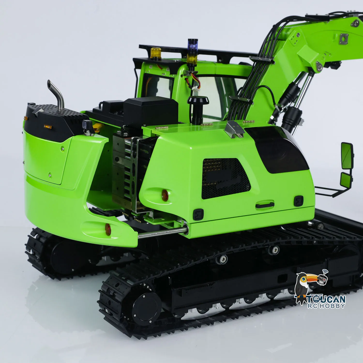 Giocattoli 1:14 CUT 914 RC Escavatore Idraulico Modello Suono Luce Telecomandata Scavatrice RTR 5 vie Valvola Auto ST8 Radio Modello di Batteria