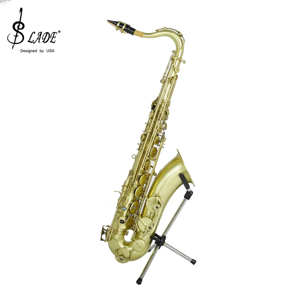 SLADE Faltbare Tragbare Alto Tenor Sopran Saxophon Ständer Sax Stativ Halter Halterung Saxophon Holzblasinstrument Zubehör – Detail 9