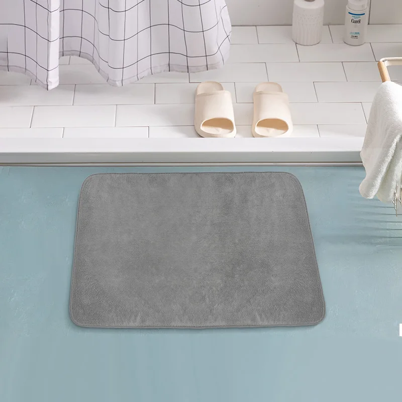 High-quality ultra-soft bathtub carpet, waterproof non-slip bathroom mats, anti-fading comfortable carpet, bathroom accessories,