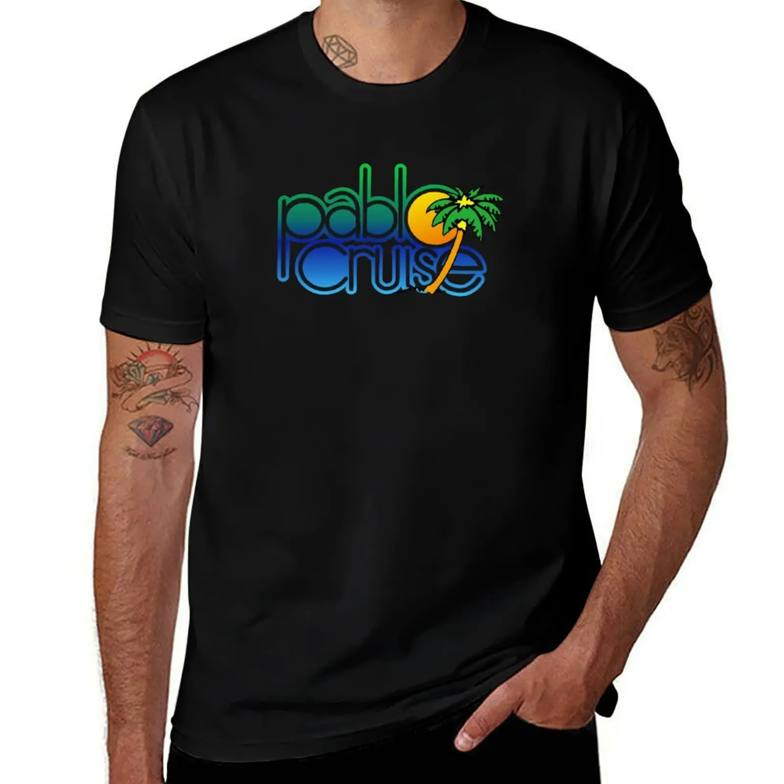 

Step Brothers Pablo Cruise T-Shirt blue archive croswit shirt man basketball graphic tees man t shirt t shirt men 100℅ cotton