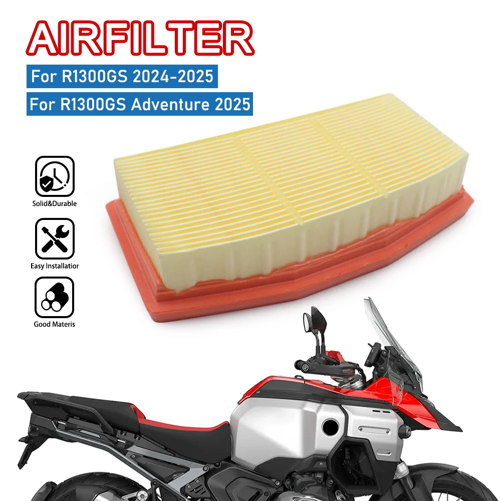 

Motorcycle Replacement Engine Air Filter Cleaner Air Intake Filter Element For BMW R1300GS R1300 GS Adventure 2024-2025