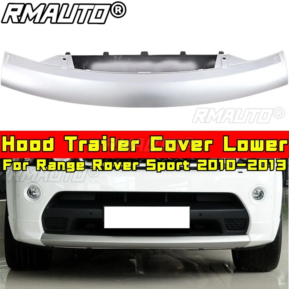 

For Range Rover Sport 2010-2013 Styling Kits Hood Trailer Cover Lower Spoiler Skid Plate Trailer Cover Tow Guard Board Body Kit
