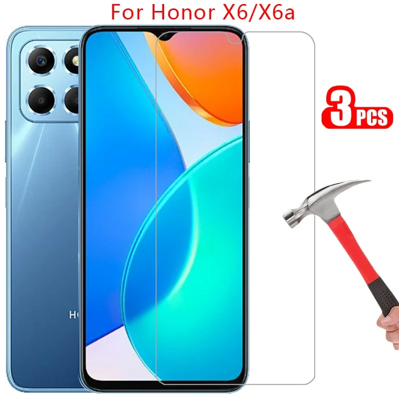 protective tempered glass for huawei honor x6 x6a screen protector honorx6 honorx6a x 6 a 6a 6x xa6 6xa 5g phone film glas honer