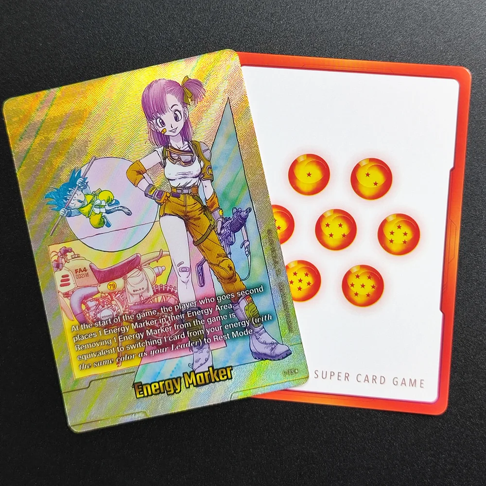 Self Made Dragon Ball English Fusion World Energy Marker E-73 E-52