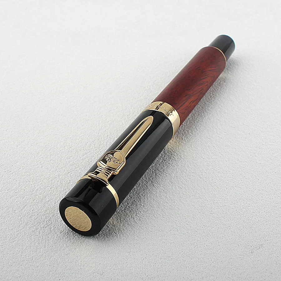 JINHAO 650 Holz Füllfederhalter Hohe Qualität F EF Feder Tintenstift Kalligraphie Stift Schreibwaren Schule Bürobedarf PK 9056 – Detail 9