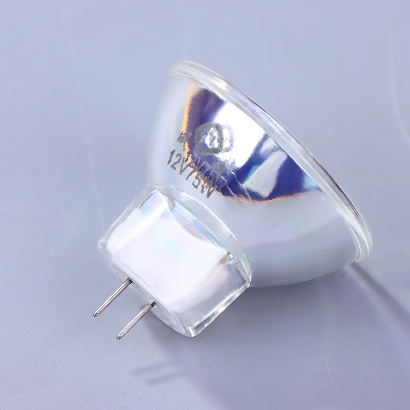 

Round/Flat Plug Dental Bulb 12V 75W Dental Chair Halogen Bulb G5.3-4.8 Base Socket Cup Curing Lamp Teeth Whitening Spotlight