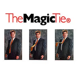 Magic Tie Pop Up Tie Gimmick Magic Tricks Stage Close Up Props Illusion Accessories Comedy Necktie Contorl by Magician Magia