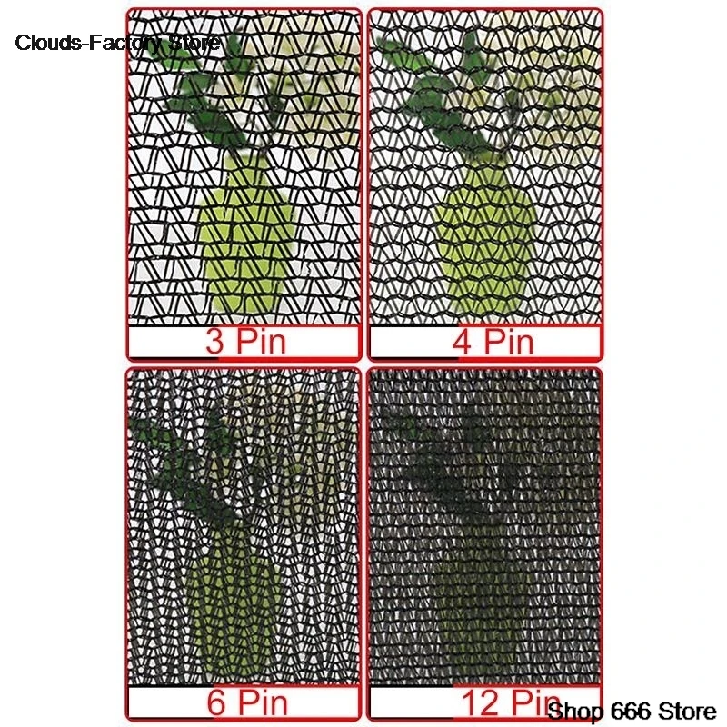 90% Shading Black Sun Shading Net Garden Plant Sunshade Sail Outdoor Camping Sunshade Cloth Swimming Pool Cover Fence Netting