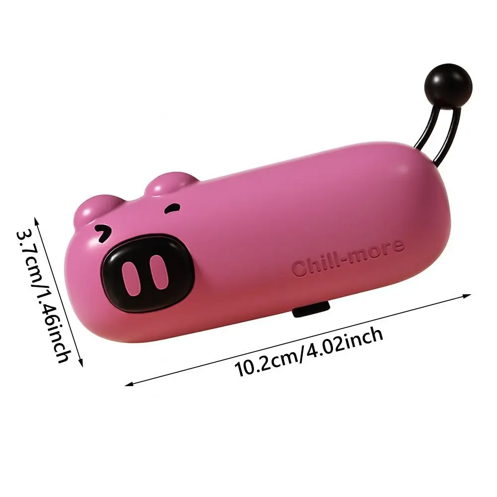 Dopamine Pink Mini Bag Sealer Handheld Type-C Rechargeable Heat Seal Machine One-Pull Operation Rechargeable Bag Sealer