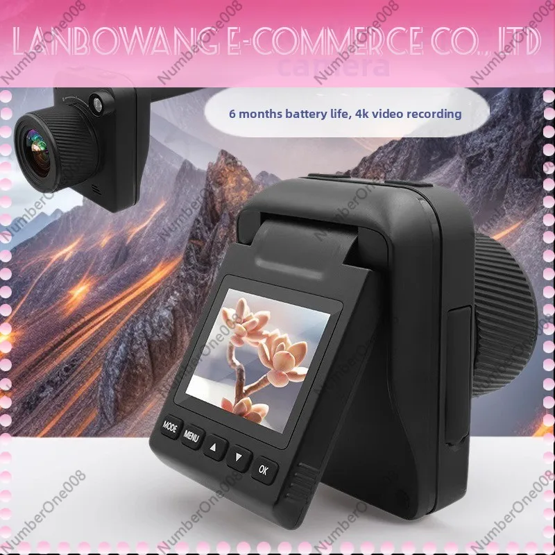4K Time Lapse Camera Low Light Full Color Night Vision Security Recording for Construction Site