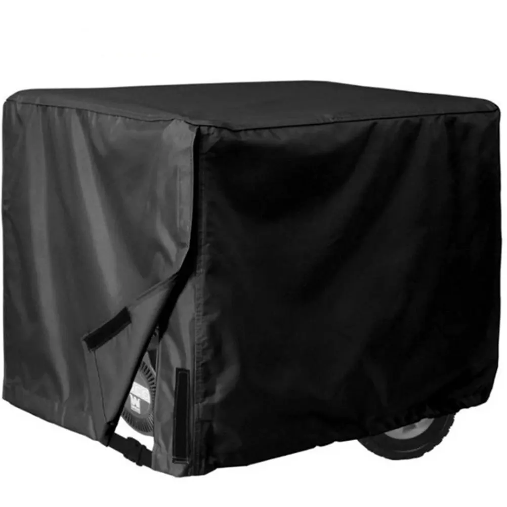 

1pc Generators Cover Black Weather-Resistant Storage Cover For Machine Durable Waterproof Storing Accessory Outdoor Use