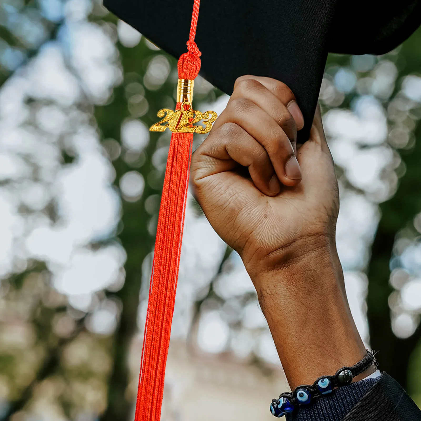 

12pcs Tassel Decorations 2023 Charm Graduation Hat Accessories Tassels Polyester Hat Accessories for Ceremony Party