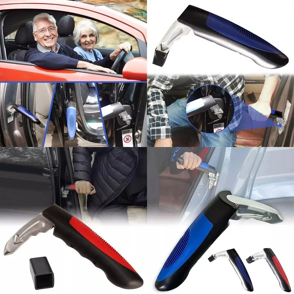 1Pcs Multifunctional Car Door Handle Broken Window Escape Car Safety Hammer Comfortable Non-slip Portable Strong Car Armrest