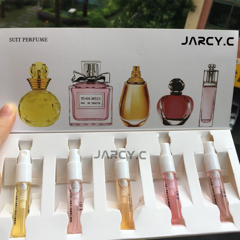 

3ml*5pcs Women Perfume Gift Box Long Lasting Floral Scent Pheromone Eau De Parfum Floral Fragrance body spray Portable Perfume