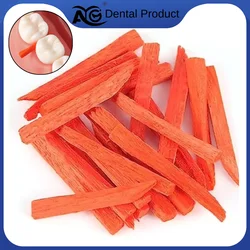 AG 50 Pcs Dental Wood Tooth Gap Wedge Interdental Wedge Specially Treated Tips Gum Protection Dentist Disposable Supplies