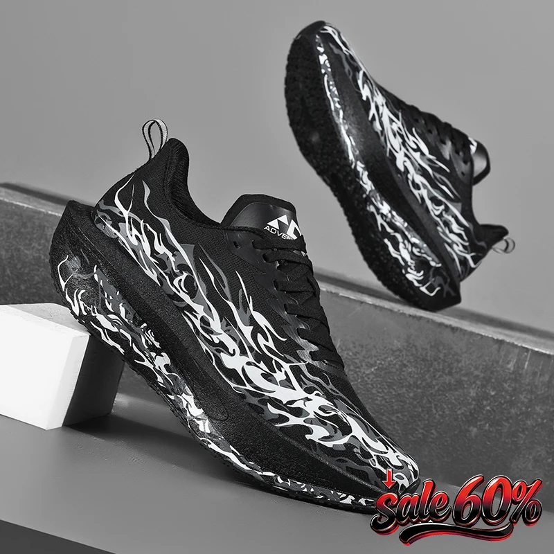

Мужские кроссовки для бега с воздушной подушкой, кроссовки для бега с карбоновой пластиной, спортивные дышащие легкие кроссовки для марафона, женские нескользящие повседневные кроссовки