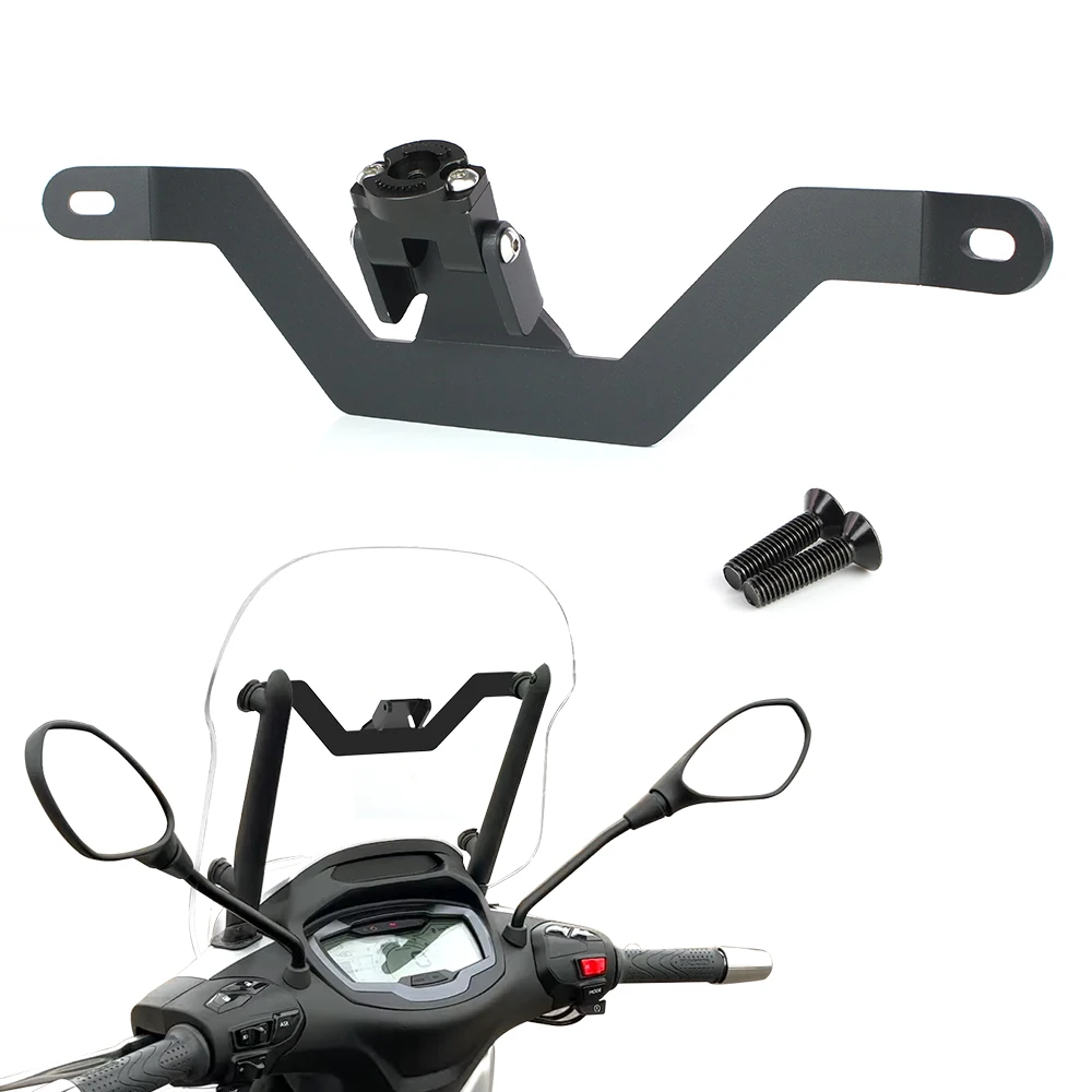 

For Piaggio Beverly 300/400 2021 2022 2023 2024 2025 GPS Navigation Plate Bracket Motorcycle Windshield Mount Phone Stand Holder