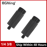 2PCS 1/4 3/8 5/8 M4 Female to Male Mounting Adapter Screws for DSLR Cameras Tripod Flash Light Mic Converter Projector Bracket