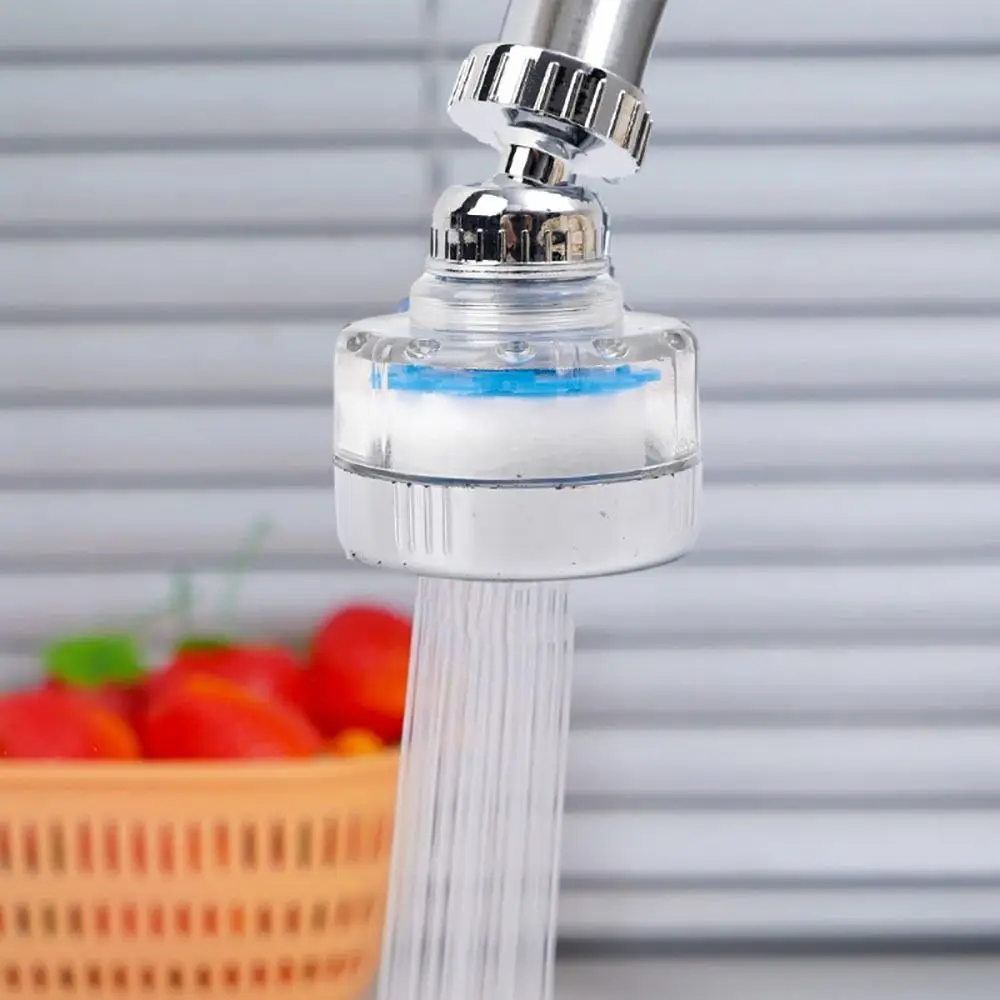360 Degree Rotating Filter Splash-Proof Faucet Shower Kitchen Sink Water Filter Faucet Nozzle Filter With Universal Adapter