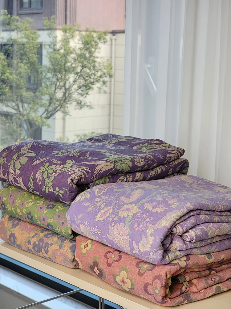 

Пододеяльник из чистого хлопка с цветочной вышивкой, двухслойный, для односпальной кровати, 50x200x230 см