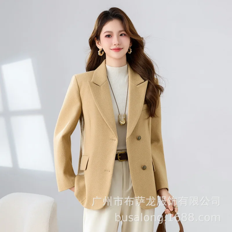 

2025New style blazer with a business vibe, long-sleeved professional women's suit, formal women's jacket, workwear25153