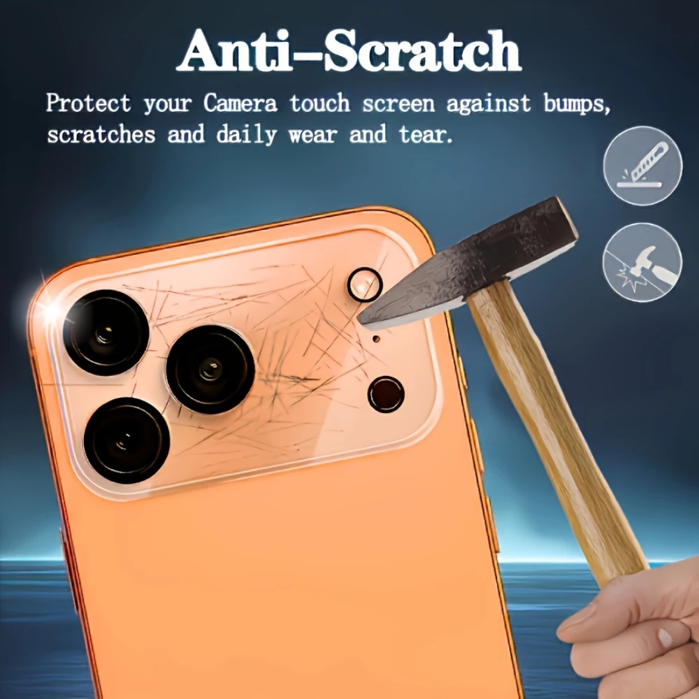 NNBILI 4 قطعة واقي كاميرا من الزجاج المقسى لهاتف iPhone 17 Pro Max 16 15 14 13 12 11 Pro MAX Mini 17Air Series تغطية كاملة للعدسات #4