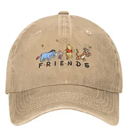 Winnie The Pooh And Friends Piglet Tigger Eeyore Casual Baseball Cap Trucker Hat Hip Hop Hats Women Men Streetwear Baseball Caps