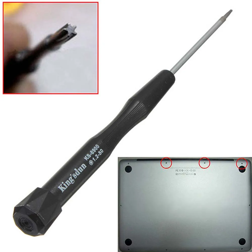 5 Star 5-Point 1.2 mm Screwdriver Pentalobe Screwdriver for Laptop Opening Repair Tool Screw Driver Maintenance Hand Tools