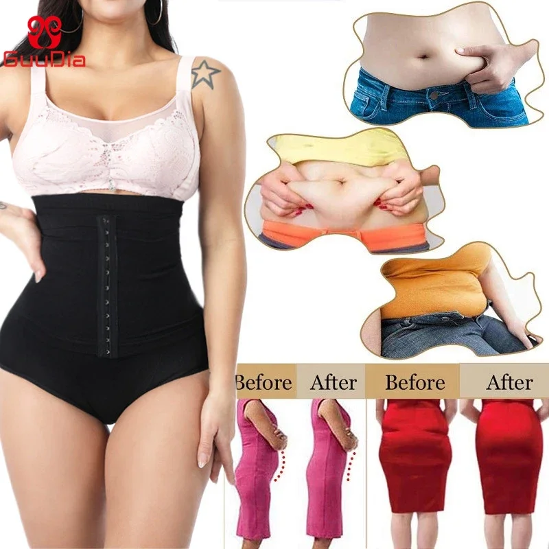 GUUDIA Tummy Control Shaper Panties Shapewear High Waist Body Shaper Panty Waist Smooth Out Butt Lifting Briefs Sculpting Under