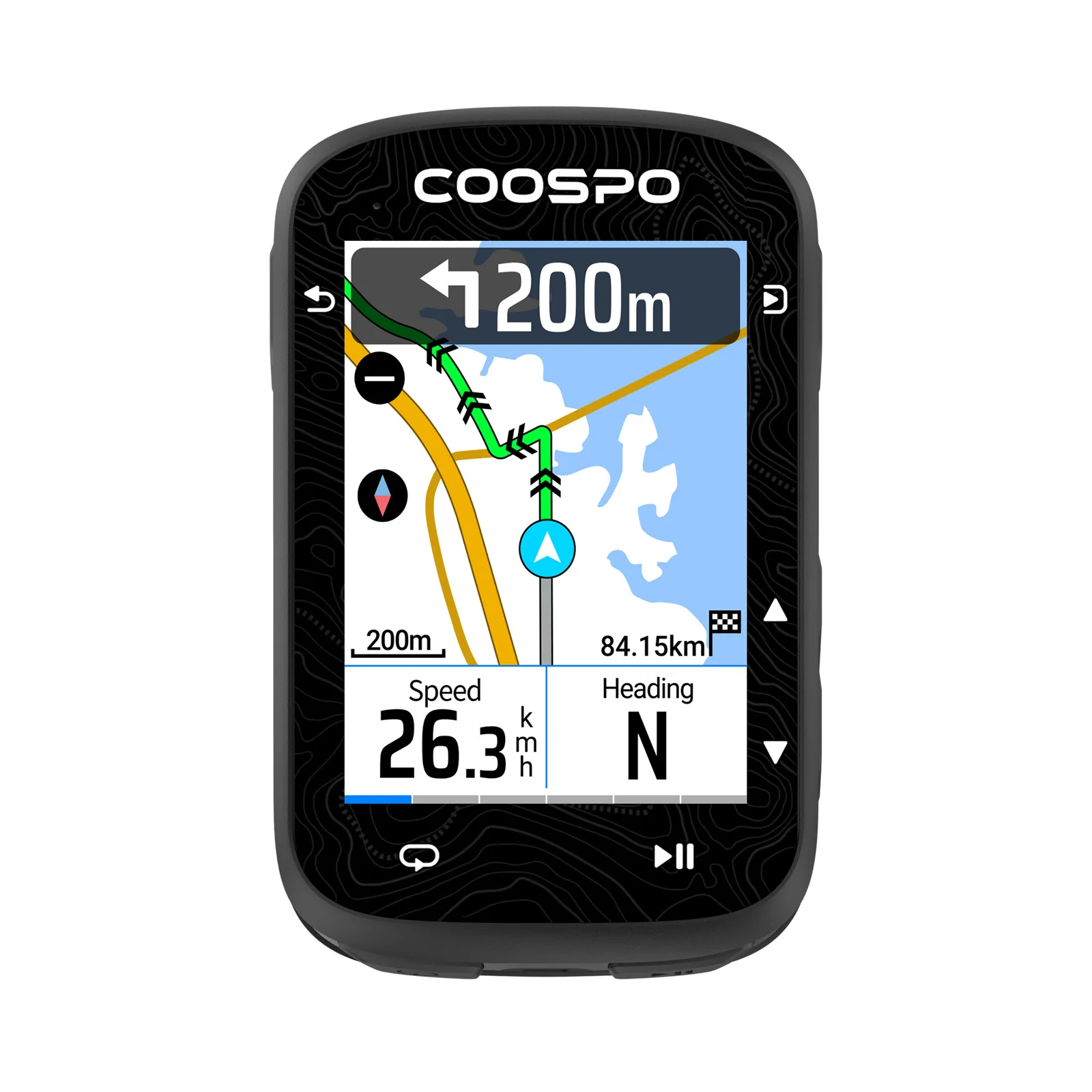AliExpress COOSPO CS600 Wireless Cycling Computer with GPS Wireless Bike Odometer & Speedometer with Color Map Navigation Cycle Computer