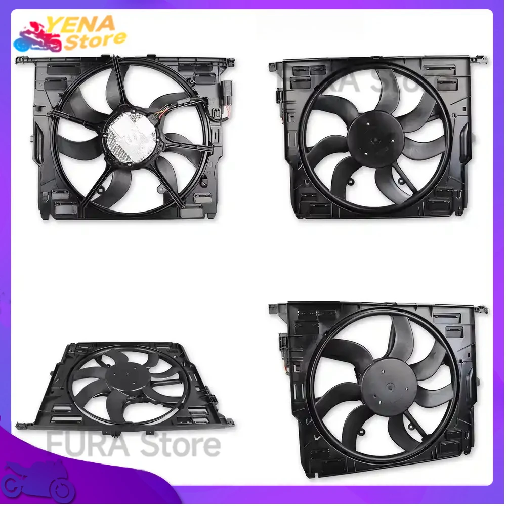 

Applicable to BMW F15 X5 radiator fan assembly electric cooling fan replacement for car radiator fan motor with shroud and