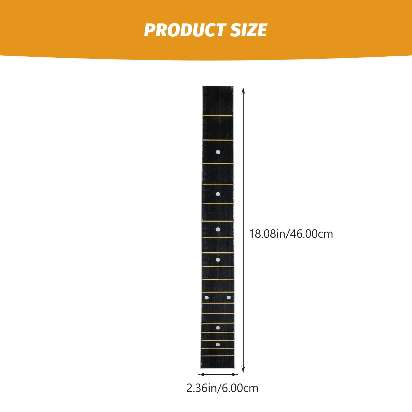 Guitar Fretboard Fingerboard Neck Board Finger Steel Lap Ukulele Replacement Fret Platetechnical Accessory Wood Parts Wooden