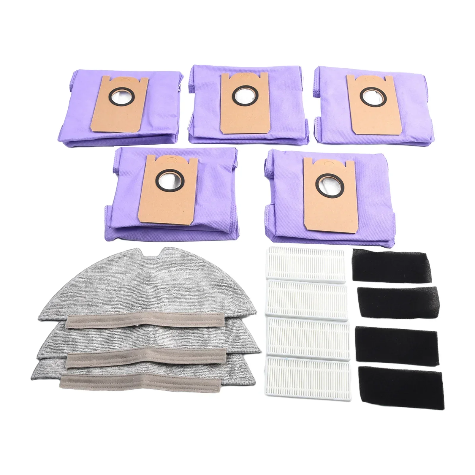 Filter Kit Mopping Cloth For LR30 Hybrid 12pcs/set For Eufy RoboVac L35 For L35 Hybrid+ Household Cleaning Tool