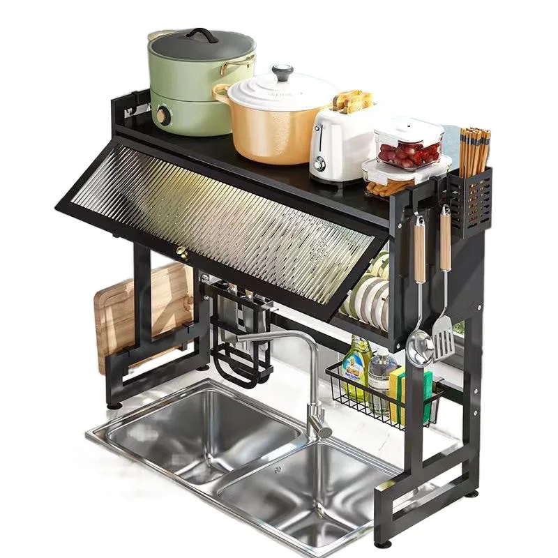 

Kitchen Sink Shelves Countertops Dishes