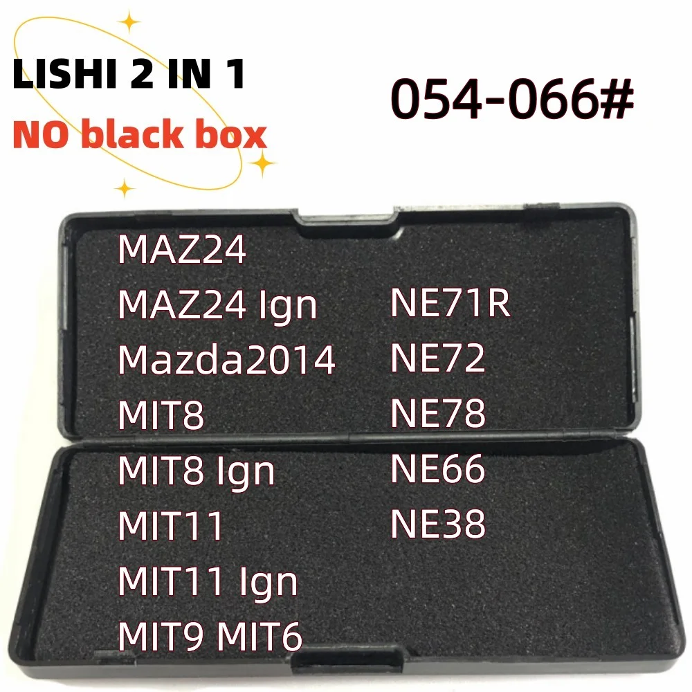 

1PCS No black box lishi 2 in 1 MAZ24 for MAZDA2014 MIT8 MIT11 MIT9 MIT6 NE71R NE72 NE78 NE66 ME38 Ign LiShi 2in1 Locksmith Tools