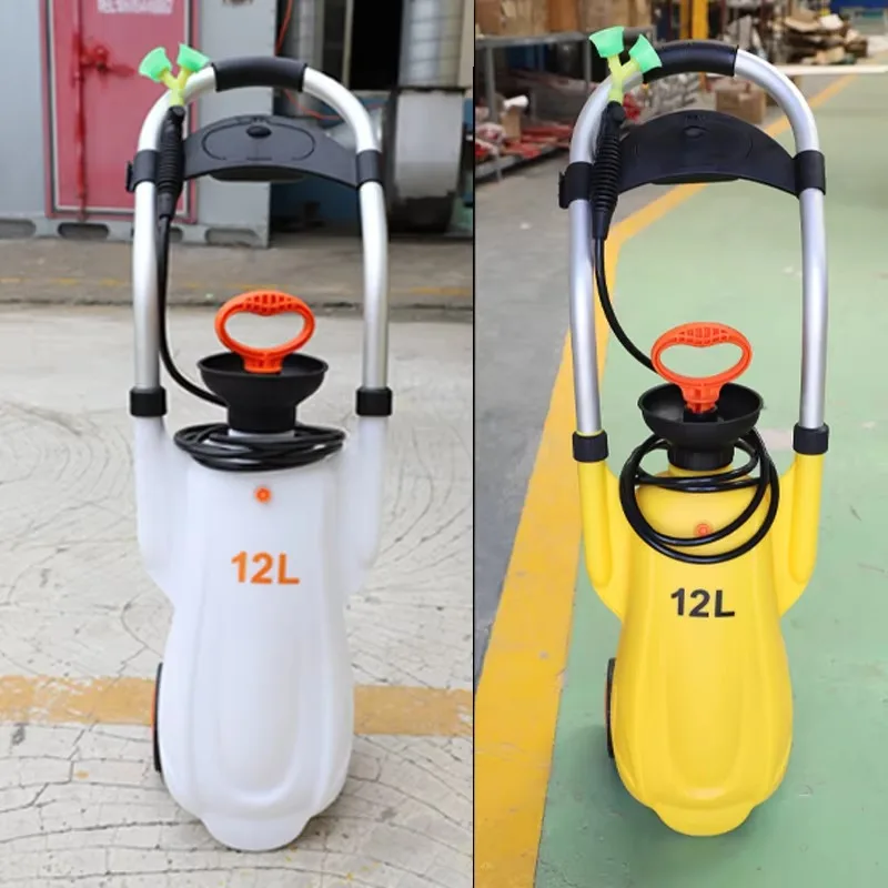 Movable Sprayer Pulley Fogger Machine Home Lawn and Gardener 12L Agricultural Spray Pump Trolley Sprayer