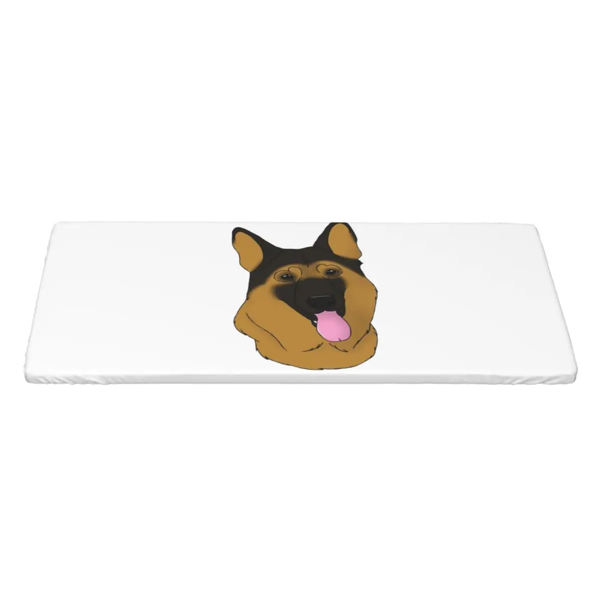 German Shepherd Dog Black And Tan Custom Rectangular Tablecloth Oilproof Table Cover for Festival Party Decorations Table Cloth