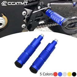 M8 CNC Aluminum Motorcycle Footrests Foot Pegs Foot Rests Foot Pedals For Yamaha Suzuki Honda Kawasaki KTM ATV Scooter Dirt Bike
