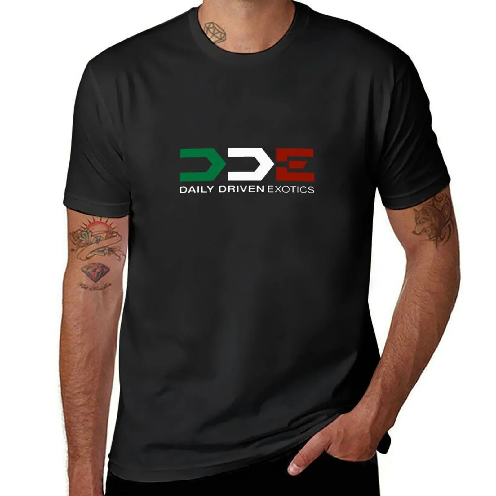 dde merch signature italia T-Shirt for a boy quick drying Men's cotton t-shirt