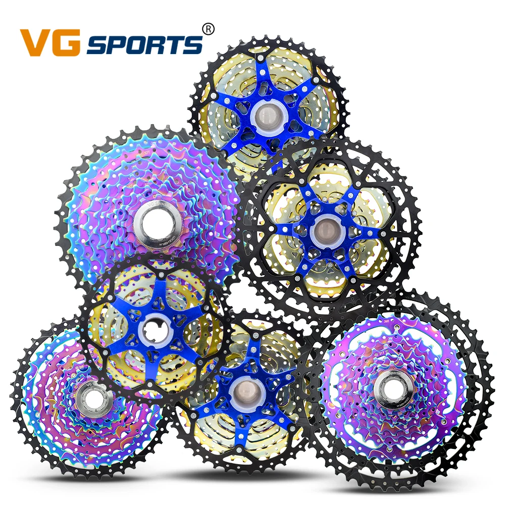 VG SPORTS 8 9 10 11 12 سرعة Velocidade دراجة هوائية جبلية كاسيت منفصل عجلة حرة قوس ضرس 9 فولت 10 فولت 11 فولت 12 فولت أجزاء الدراجة الجبلية