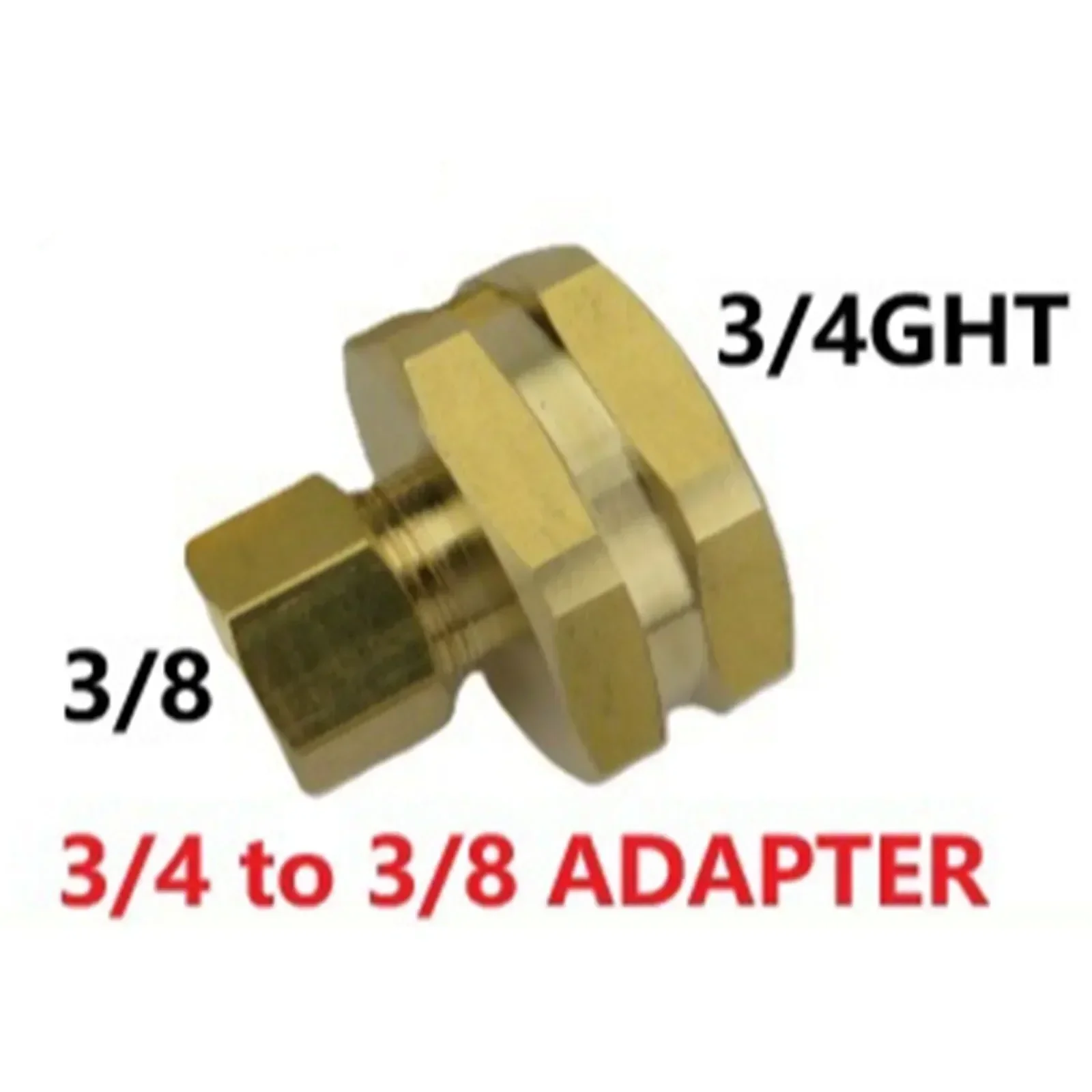 2 Stuks Messing Adapter 3/4 Vrouw Naar 1/4 Inch Compressie Tuinslang Adapter Tuin Watering Fittings Quick Connector